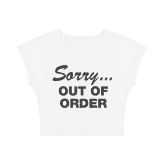 Out of Order Crop Tee