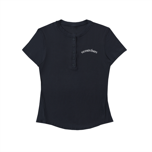 Prophecy Bodycon Henley Tee